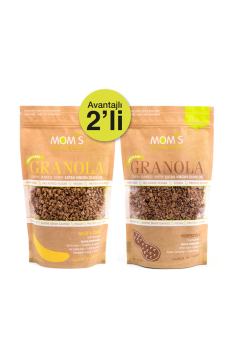 2'li Granola - Muz Ceviz 360G - Yer Fıstığı 360G