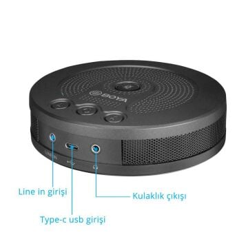 Boya BY-BMM400 Hoparlörlü USB Konferans Mikrofonu