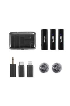 Boya BoyaLink All-in-one Çift Kanal Kablosuz Mikrofon