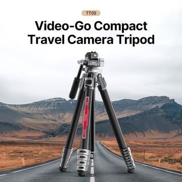 Ulanzi TT09 VideoGo Carbon Fiber Travel Video Tripod