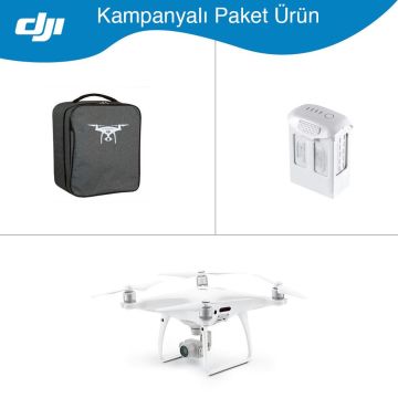 DJI Phantom 4 Pro Yedek Batarya ve Çanta Hediyeli Drone Set
