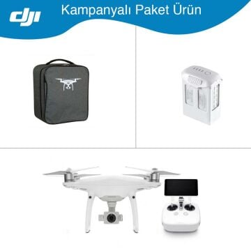 DJI Phantom 4 Pro Plus Yedek Batarya ve Çanta Hediyeli Drone Set