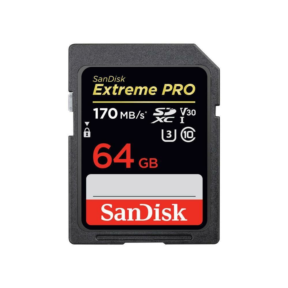 Sandisk Extreme Pro 64gb 170mb/s SDXC Hafıza Kartı