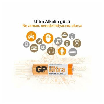 Gp Ultra Alkalin 10'lu AA Pil