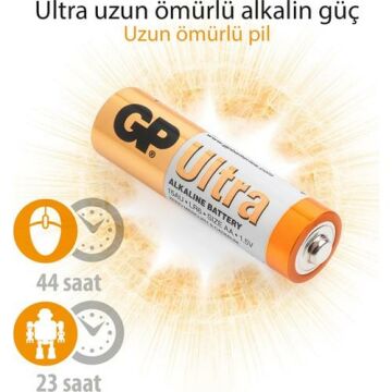 Gp Ultra Alkalin 12'li AA PİL