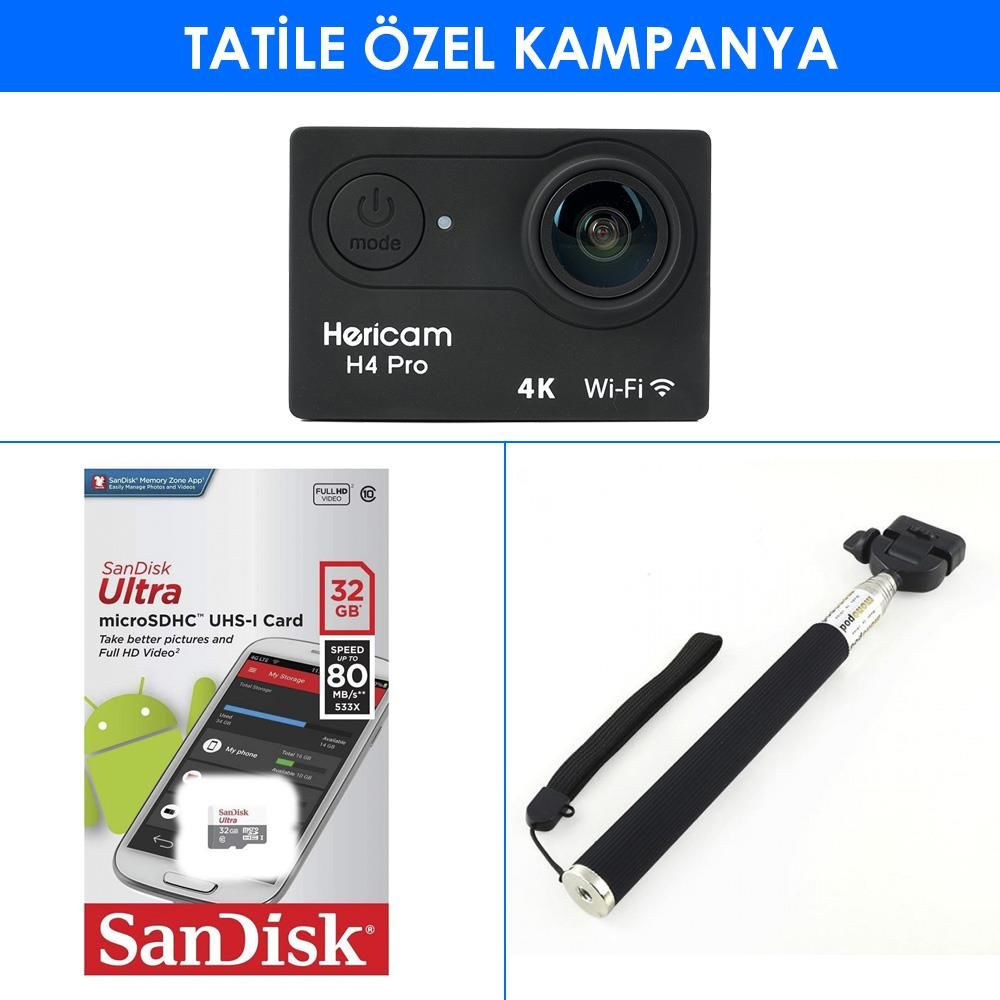 Hericam H4 Pro Tatile Özel Kampanya