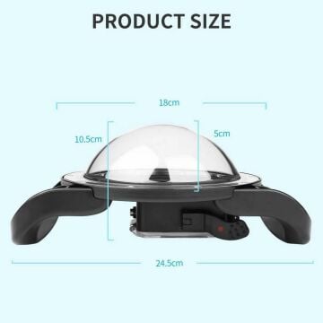 Shoot XTGP559 Gopro Hero 9 Su Altı Dome Port