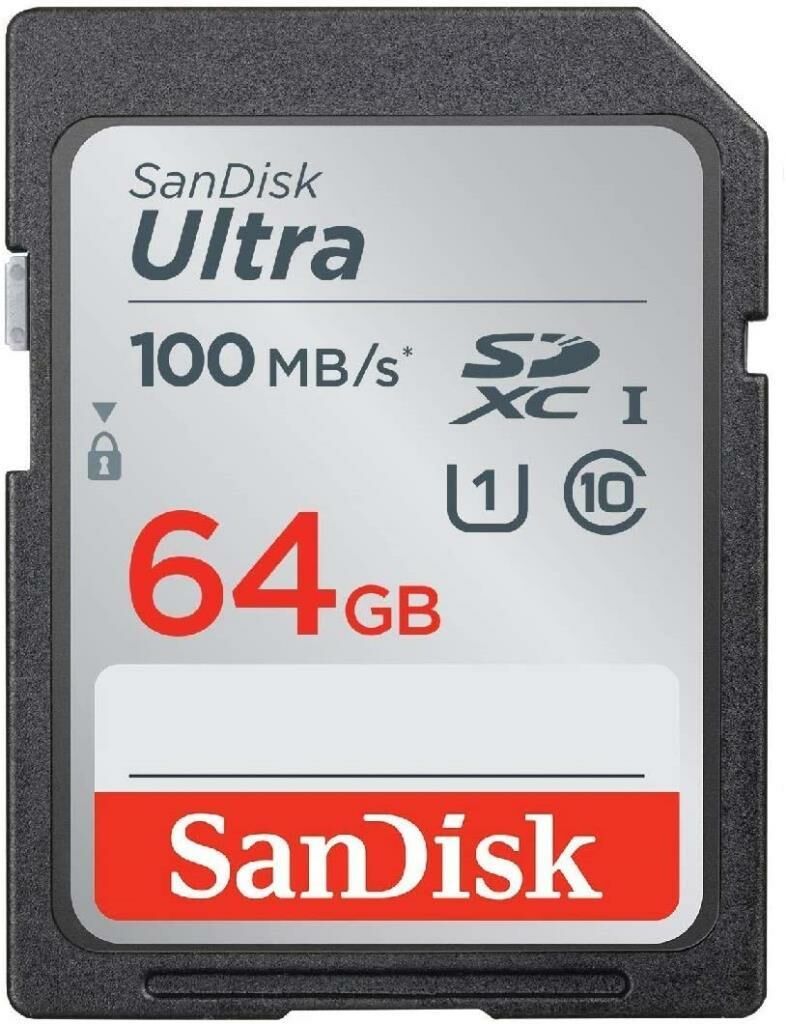 SANDISK Ultra 64GB 100mb/s SDXC Hafıza Kartı