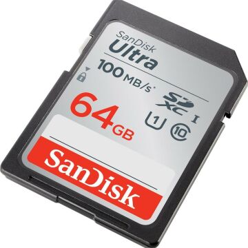 SANDISK Ultra 64GB 100mb/s SDXC Hafıza Kartı