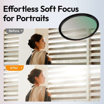 Ulanzi MF01 67mm 1/4 Black Mist Manyetik Filtre Seti