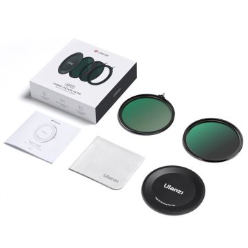 Ulanzi MF01 67mm 3-7 Stop VND & CPL Manyetik Hibrit Filtre Seti