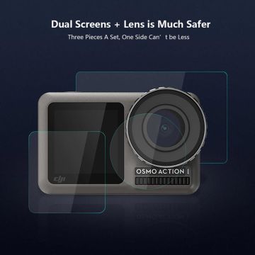 DJI Osmo Action Cam Ekran ve Lens Koruma Seti