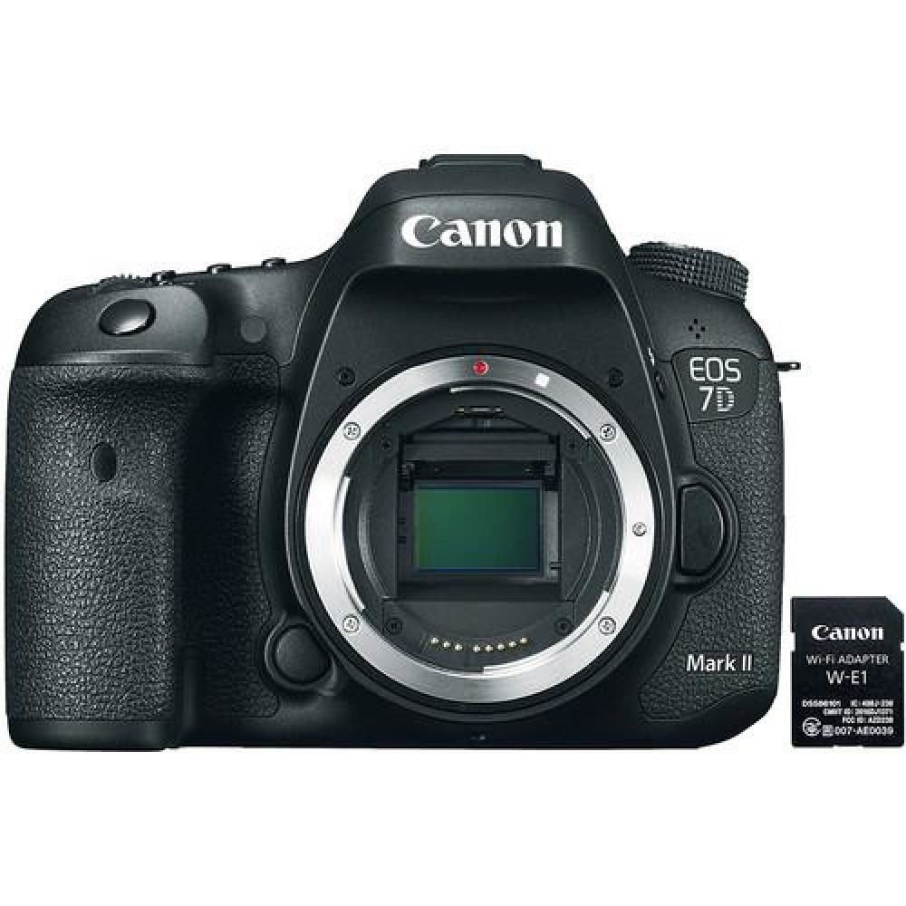 Canon EOS 7D Mark II Body Fotoğraf Makinesi + W-E1 Wi-Fi Adaptör