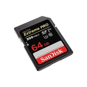 Sandisk Extreme Pro 64GB 300mb/s SDXC Hafıza Kartı