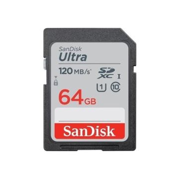 SANDISK Ultra 64GB 120mb/s SDXC Hafıza Kartı
