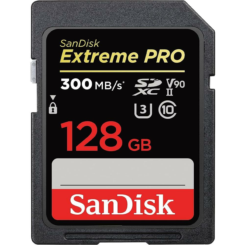 Sandisk Extreme Pro 128GB 300mb/s SDXC Hafıza Kartı