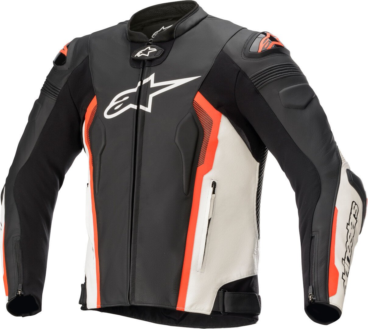 Alpinestars Missile V2 Deri Mont Siyah/Beyaz/Kırmızı