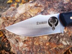 Nomads Guva Mavi El Yapımı Inox 4116 Paslanmaz Çelik Bushcraft Bıçak Av ve Kamp Bıçağı