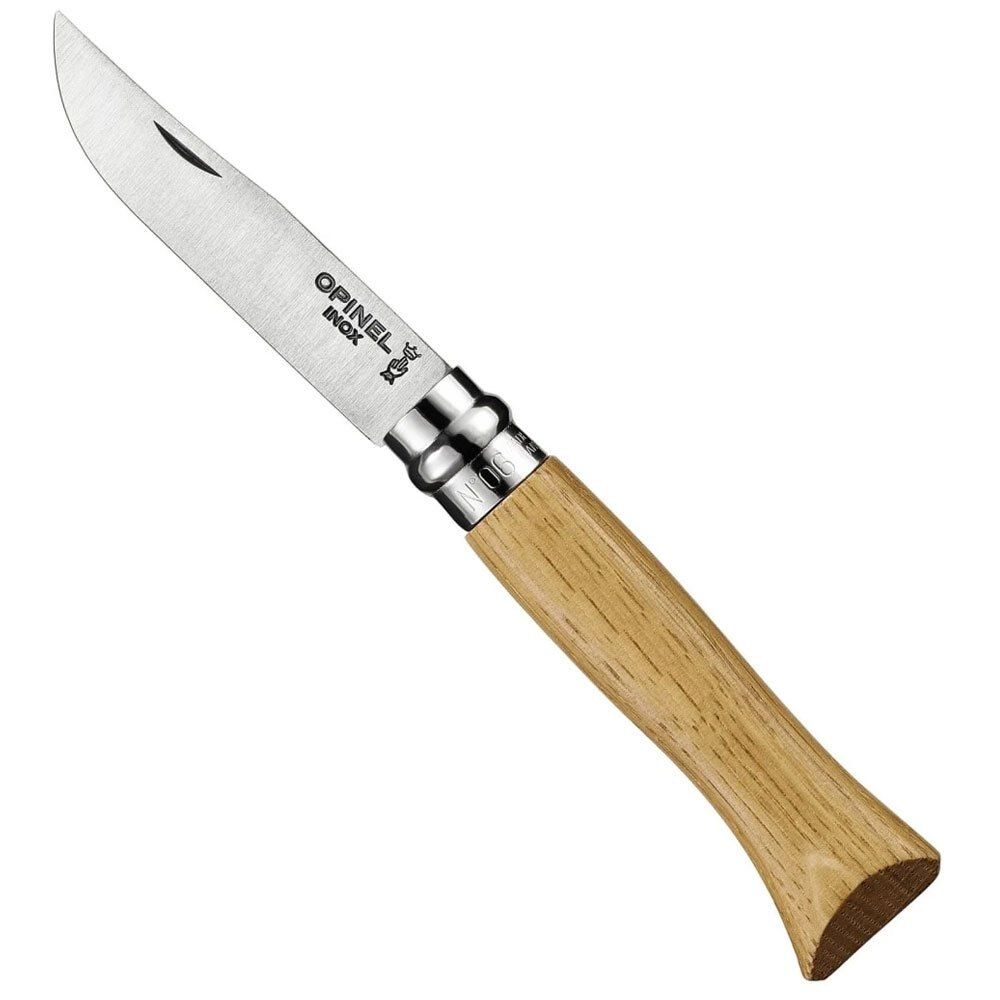 Opinel İnox No 6 Meşe Saplı Paslanmaz Çelik Çakı