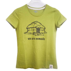 Nomads Yurt Kadın Tişört - Haki