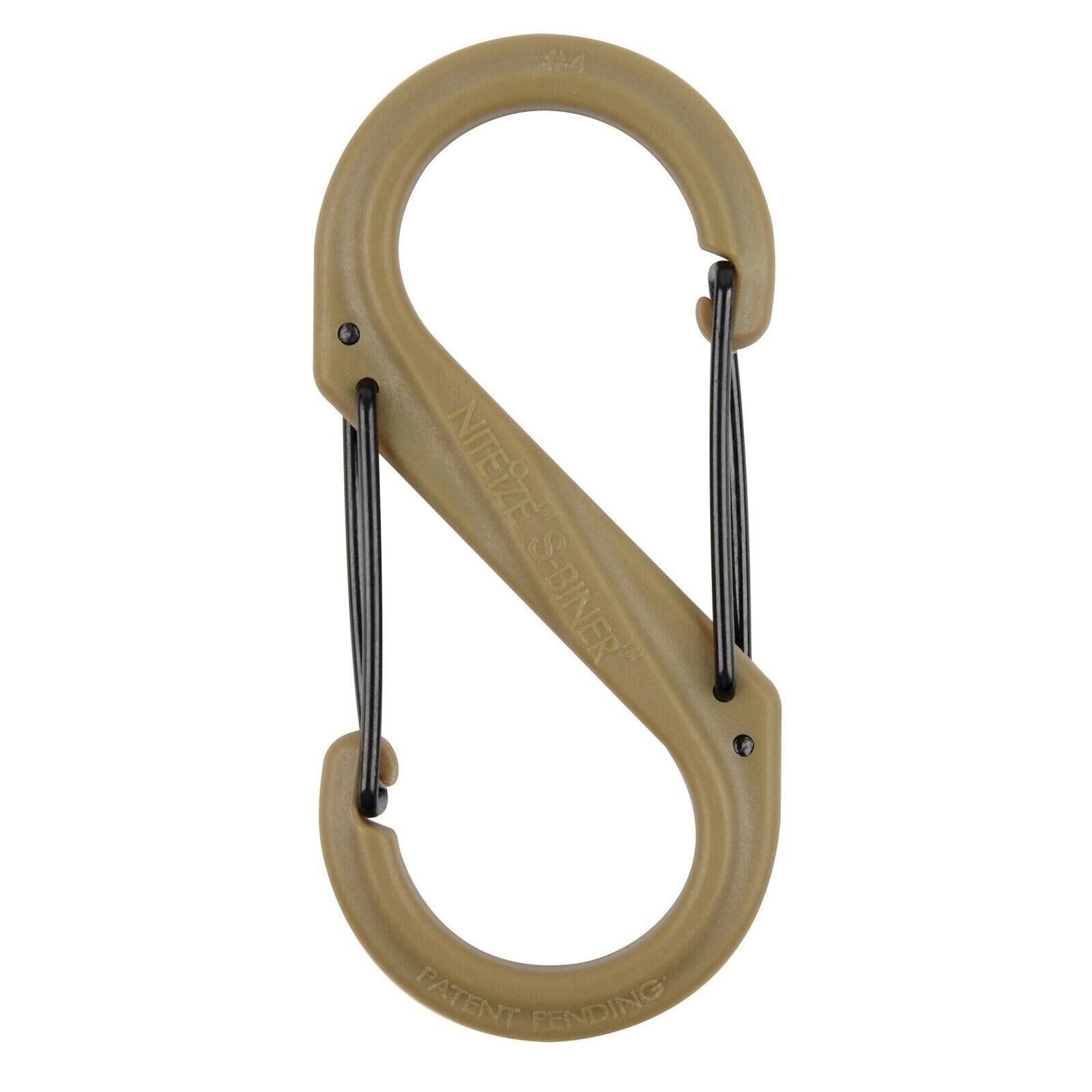 Nite-ize S-Biner Plastik size 10 Coyote/Blk Gate