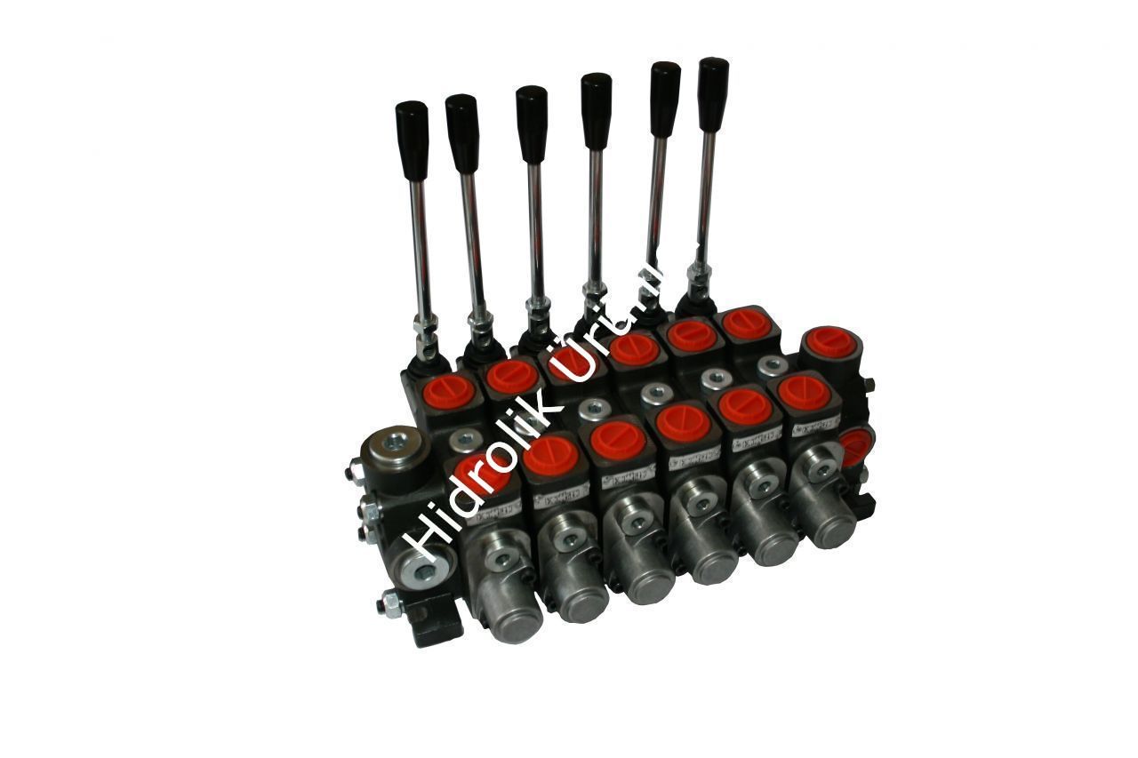 6PC100 3/4 Altılı 120 lt Dilimli Kumanda Kolu
