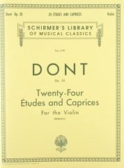 DONT Op. 35 Twenty Four Études and Caprices For the Violin