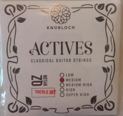 Knobloch Actives Treble Set / Medium Tension