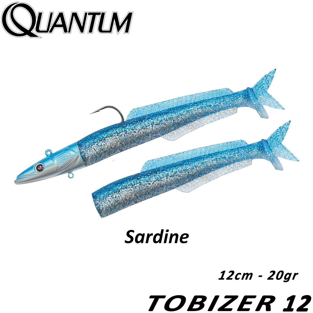 Quantum ''TOBIZER 12'' 12cm 20gr Sardine