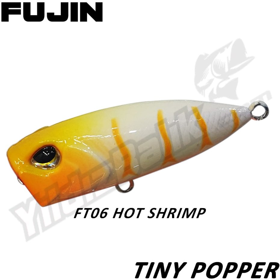 Fujin ''TINY POPPER'' 4cm 3gr FT06 Hot Shrimp