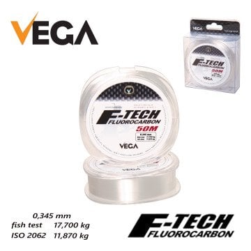 Vega F-Tech Fluorocarbon 50mt 0,345 mm Misina