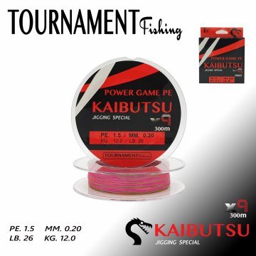 TOURNAMENT fishing Power game pe KAIBUTSU Jigging Special X9 PE.1.5 /MM0.20 KG12.0/LB.26