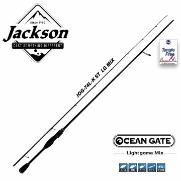 Jackson Ocean Gate Lightgame Mix JOG-74 L-K ST LGMIX 1.8-19gr LRF Spin kamış