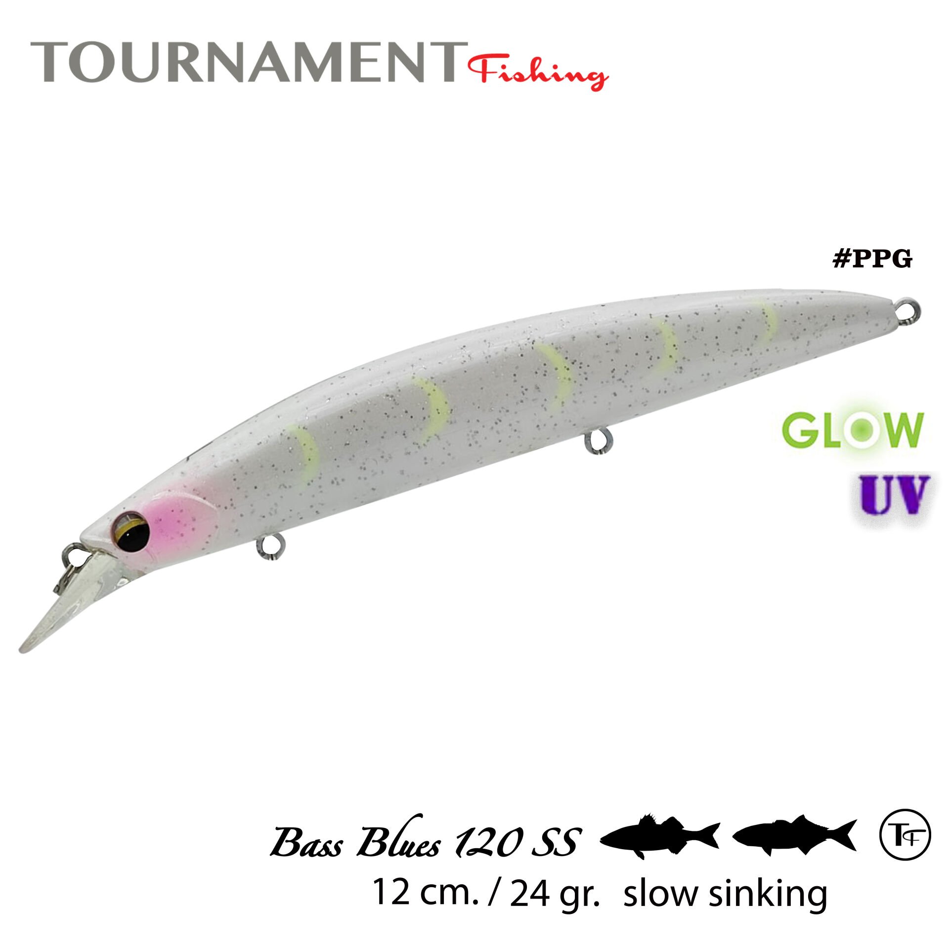 Tournament fishing Bassblues 120 SS 120 mm 24 gr #PPG