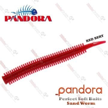 Pandora Perfect Soft Baits Sandworm 7 cm RED BERY