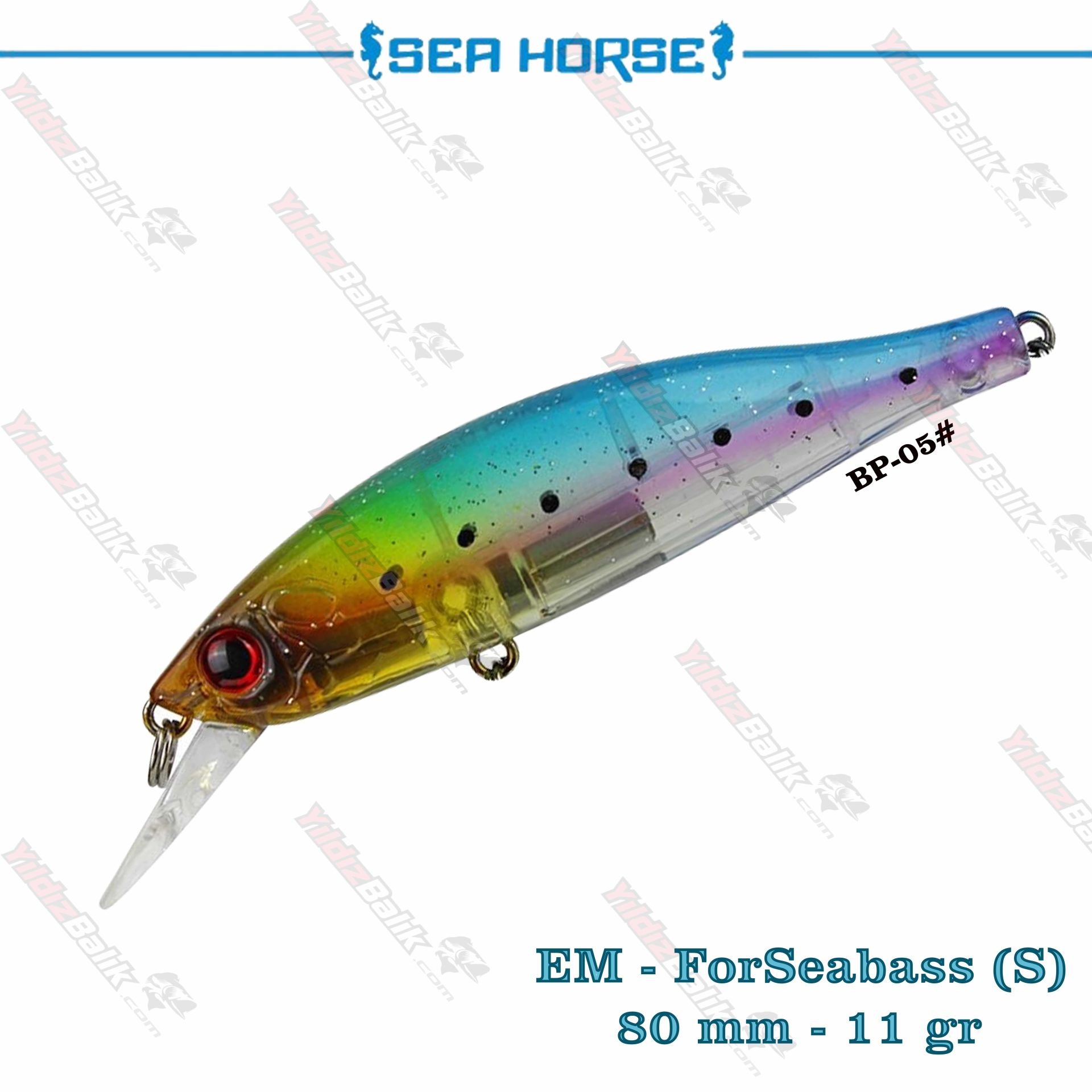 Sea Horse EM-ForSeabass 80S / 80mm 11gr Sınkıng Suni Yem # BP-05