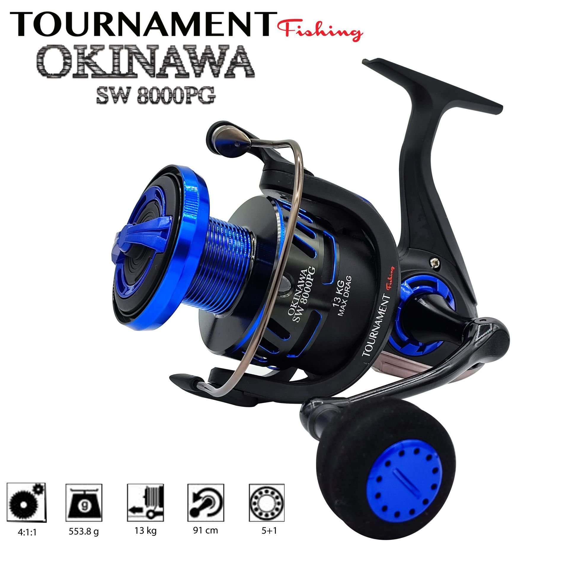 Tournament fishing OKINAWA SW 8000PG 5+1 Olta Makinası