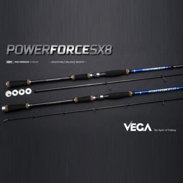 Vega Power Force SX8 270/ 2,70mt 15-75gr atarlı spin kamış