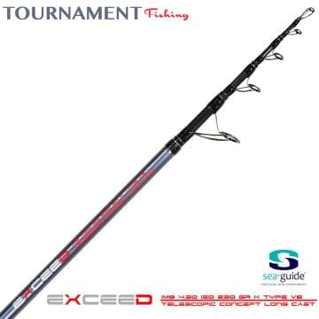 Tournament fishing Exceed 4.50Mt IM-9 Carbon K-Type Telescopic 100-250gr atarlı Surf Olta Kamışı