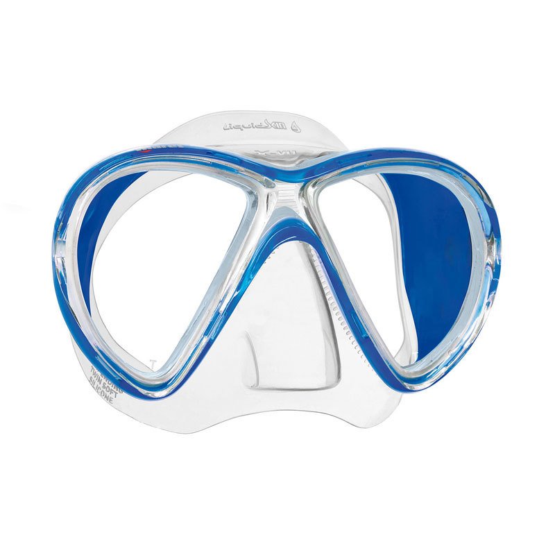 Mares X-Vu LiquidSkin Dalış Maskesi Mavi