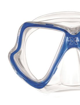 Mares X-Vision Mid Dalış Maskesi Mavi