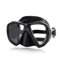 Amphibian Pro Diablo Siyah Silikon Dalış Maskesi