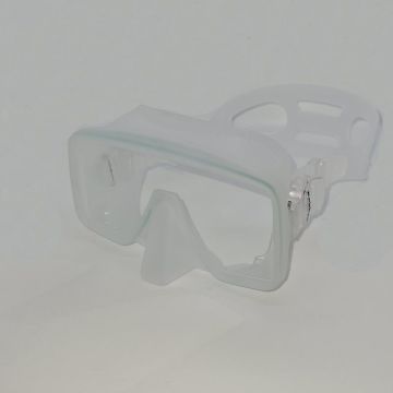 Kraken Maske M22 Çerçevesiz Şeffaf Silikon, Tek camlı