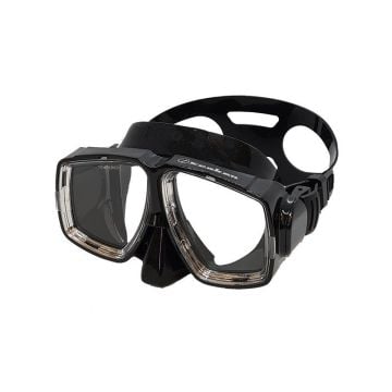 KRAKEN Maske M366 Siyah Silikon, Çift camlı