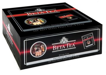 English Breakfast Bardak Poşet 100 Adet (Seylan Çayı - Ceylon Tea) (Earl Grey - Bergamot - Tomurcuk Çayı)