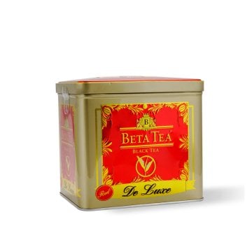 Beta De Luxe Kırmızı Metal Ambalaj 225 GR (Seylan Çayı - Ceylon Tea)