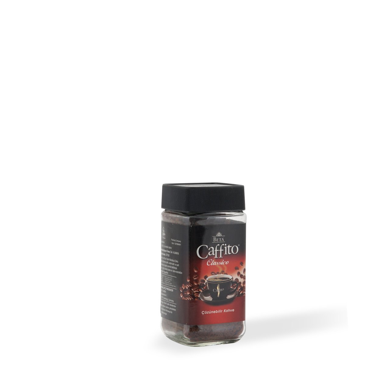 Caffito Classico Instant Kahve Cam Ambalaj 100 GR