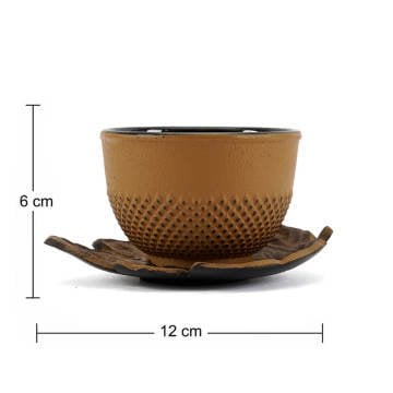 BA3112 Cast Iron Cup Brown 150 ml