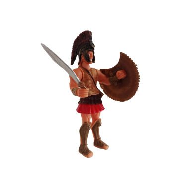 Roman Soldier Romalı Asker Gladyatör - Hançer ve Kalkanlı Savaşçı Figür Oyuncak