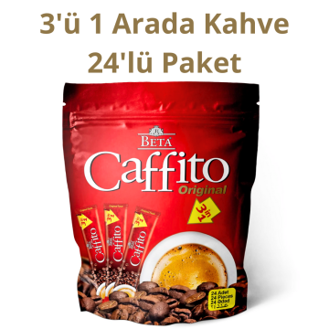 Beta Caffito 3 in 1 Classic 18 gram 24'lü Paket